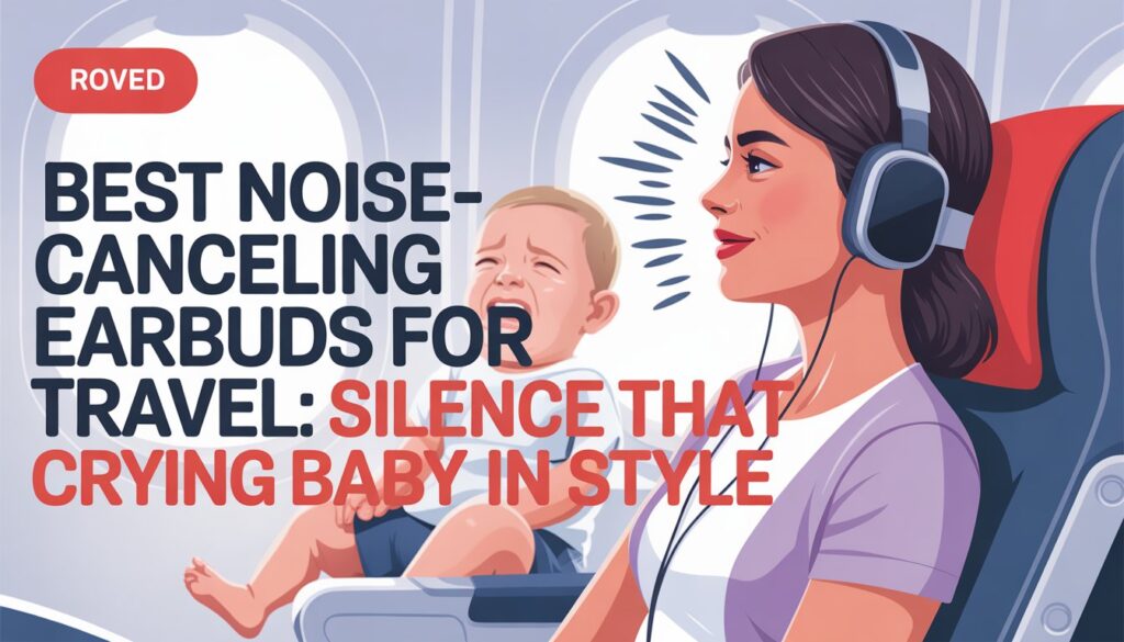 Best Noise Canceling Earbuds for Travel Silence That Crying Baby in Style