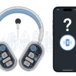 Why do my Bluetooth headphones not support voice assistant? Tech Troubles Nobody Warned You About A pair of Bluetooth headphones with internal components visible next to a smartphone showing a voice assistant icon with a question mark.