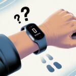 Why is my fitness tracker not counting steps? Top Reasons You’re Accidentally a Couch Potato Close-up of a wrist wearing a fitness tracker showing zero steps, with subtle symbols indicating confusion.
