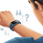 Why is my fitness tracker not measuring blood oxygen? Common Culprits and Comic Misfires Close-up of a wrist wearing a fitness tracker with no blood oxygen data displayed, surrounded by icons representing health measurements and a question mark symbol.