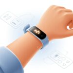 Fitness tracker error code 22 troubleshooting: Why Your Steps Aren’t Counting and Your Tracker Is Throwing a Tantrum A person examining and interacting with a fitness tracker on their wrist, surrounded by digital icons representing device diagnostics.